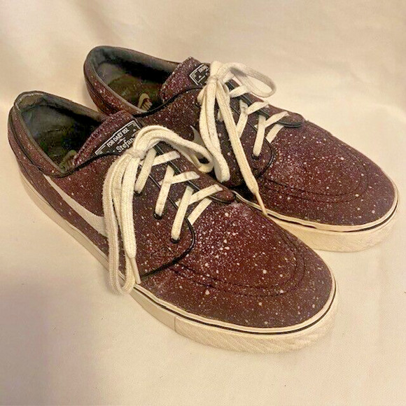 Nike Other - Nike Size Mens 10 SB Stefan Janoski Galaxy Starry Night Purple Sneakers Shoes